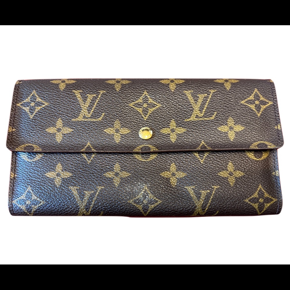 Louis Vuitton Monogram International Trifold Long Wallet